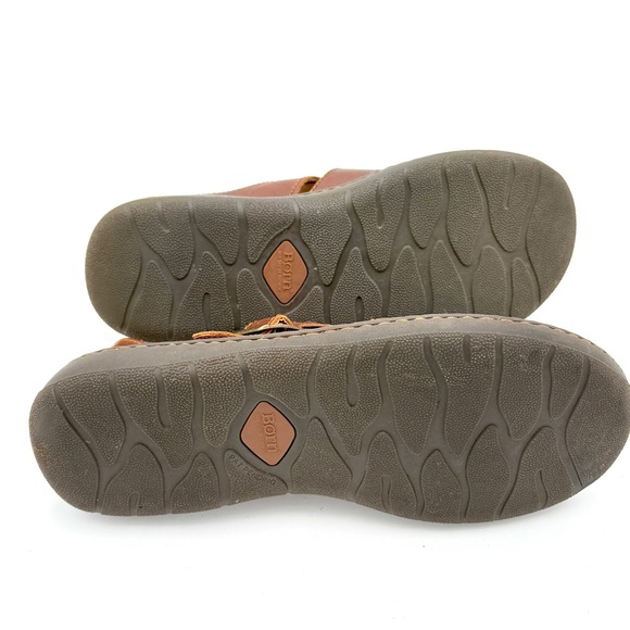 Born Sandals Mens 11M Brown Leather Fisherman Slingback Buckle Comfort - Picture 6 of 7